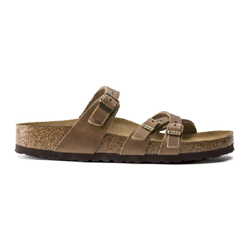 Birkenstock Women's Franca Tobacco Brown Oiled Leather