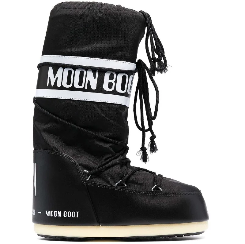 Moon Boot Women's Nylon Original Black/White