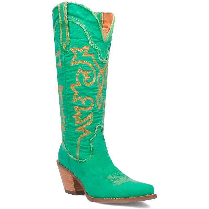 Online Exclusive | Dingo | Texas Tornado Cowboy Boot in Green  **PREORDER