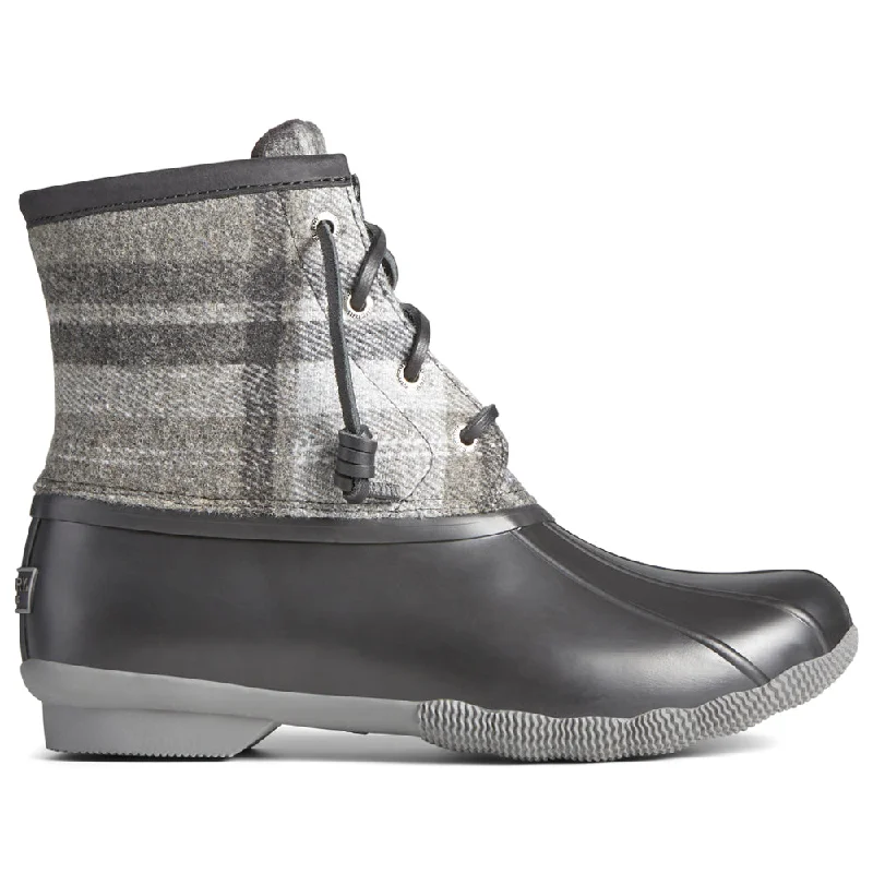 Saltwater Plaid Duck Boots