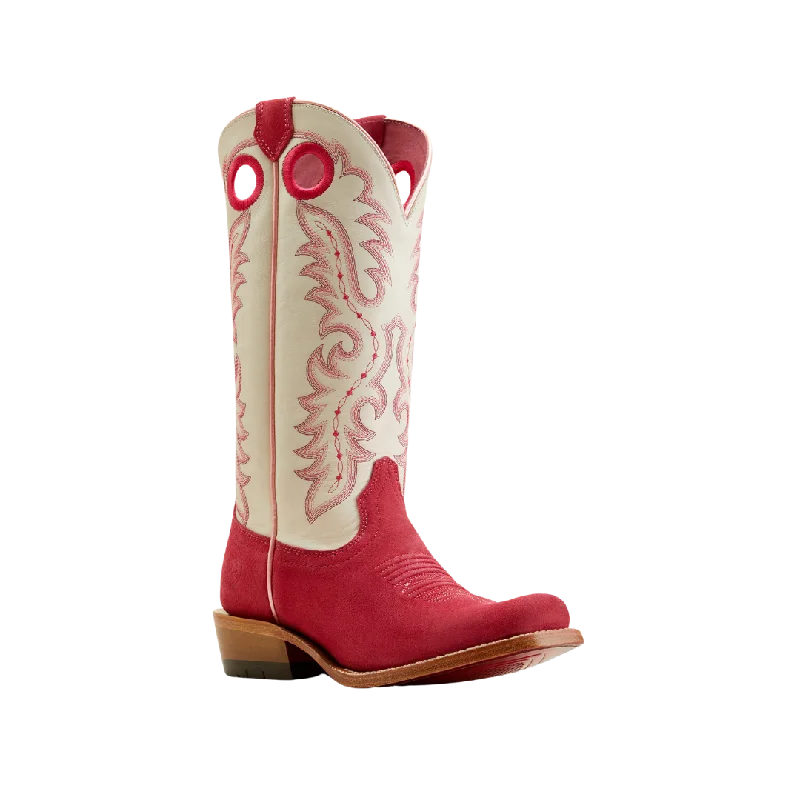 Ariat Women's Frontier Boon Western Deep Azalea Blanco Boots