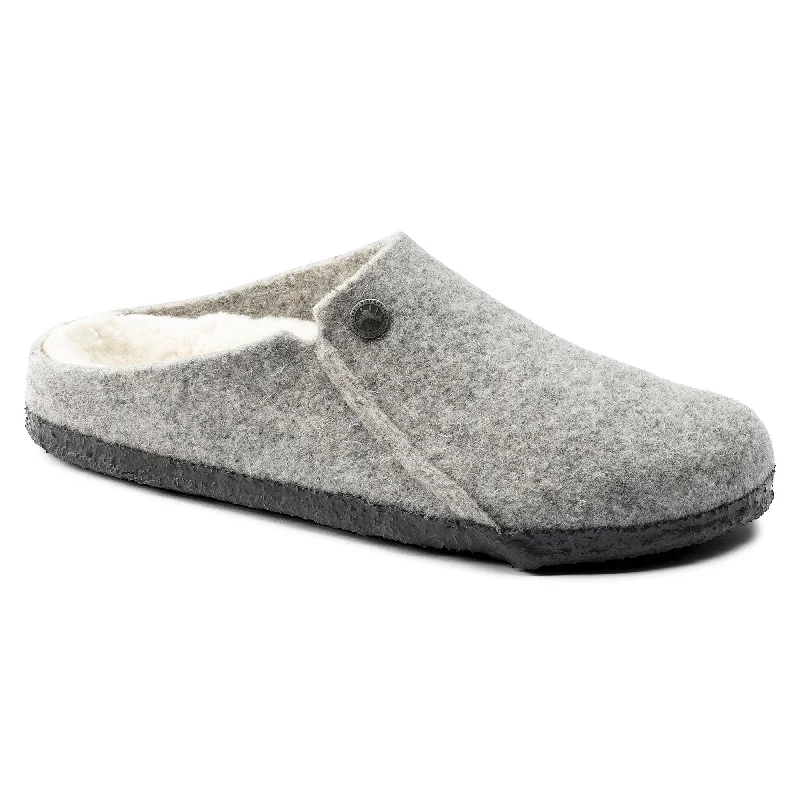 Birkenstock Zermatt Shearling light gray wool/natural shearling