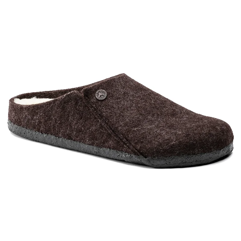 Birkenstock Zermatt Shearling mocha wool/natural shearling