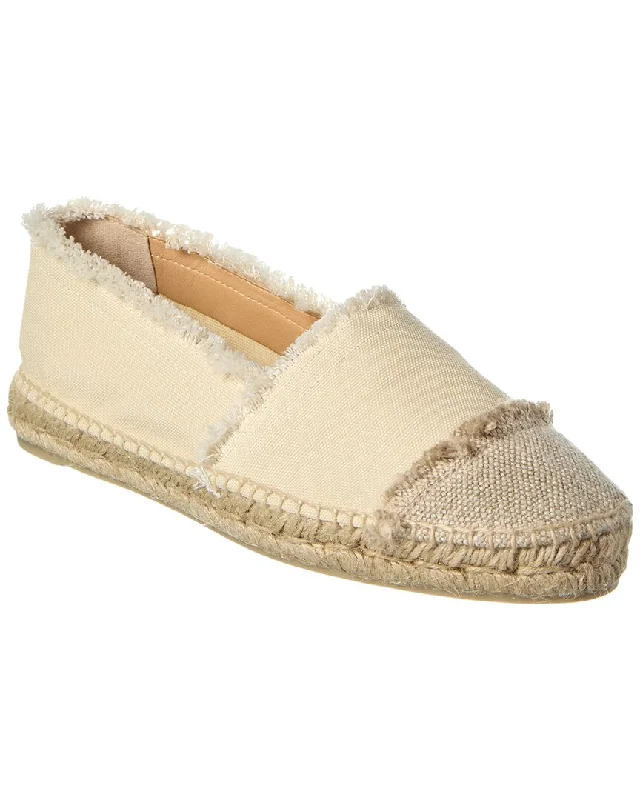 Castañer Kampala Frayed Canvas Espadrille