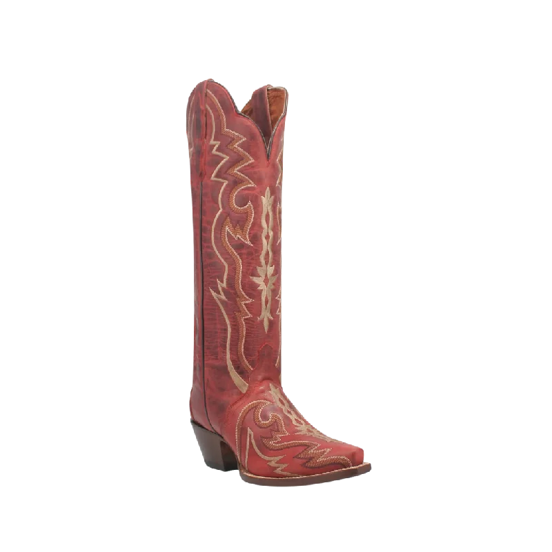 Dan Post Dingo Women's Red Leather Boots