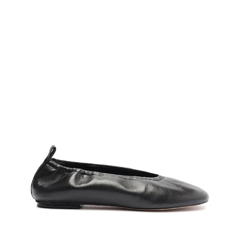 Eudora Leather Flat