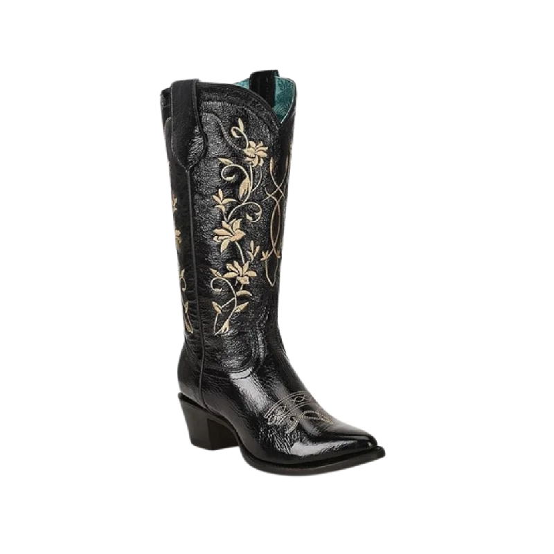 Corral Women's Leather Western Black Boots