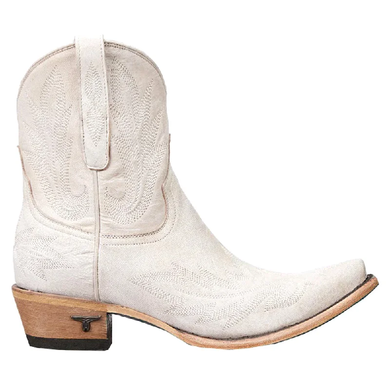 Lexington Embroidered Snip Toe Cowboy Booties