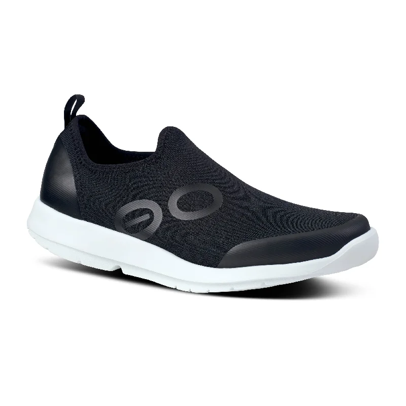 Oofos OOMG Sport Low Shoe White Black Women's