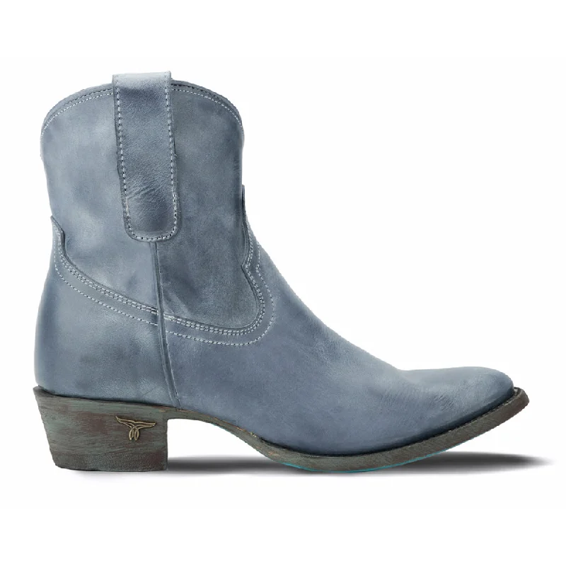 Plain Jane Round Toe Zippered Cowboy Booties