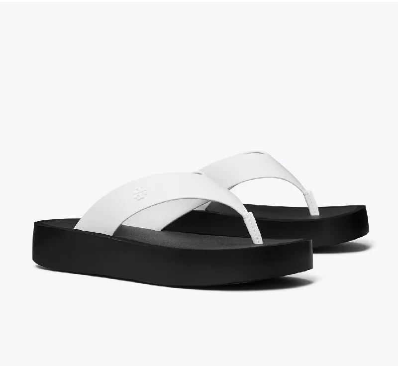 PLATFORM FLIP FLOP WHITE/BLACK