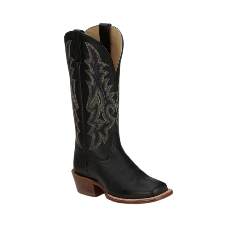 Tony Lama Women's Estrella Western Black Boots