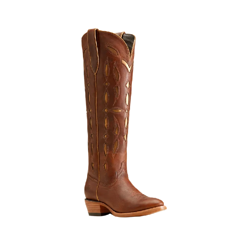 Ariat Women's Saylor StretchFit Western Chic Brown Boots