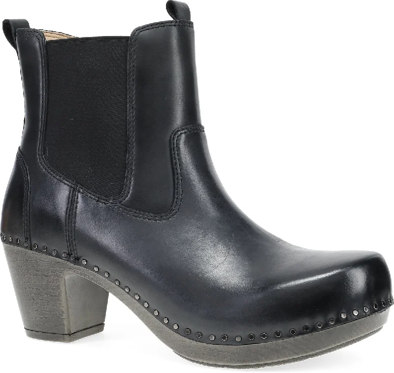 Shayna Heeled Black Boot