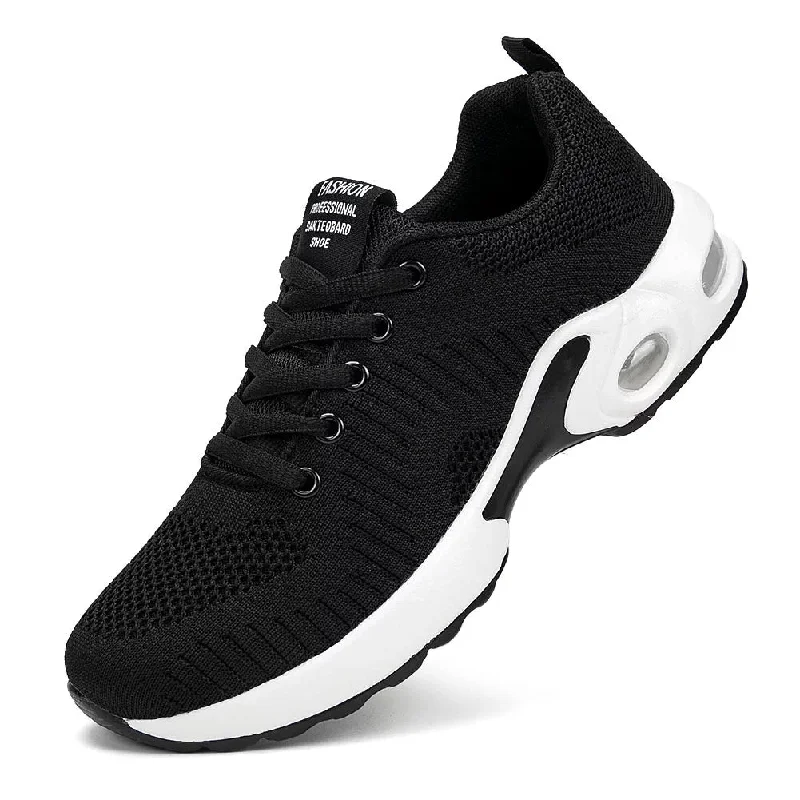 Women's Stylish & Comfortable Knitted Chunky Sneakers - Perfect For Running & Casual Wear!