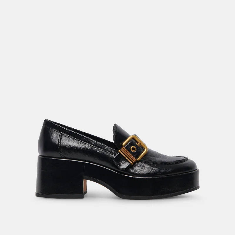 YONDER LOAFERS MIDNIGHT CRINKLE PATENT