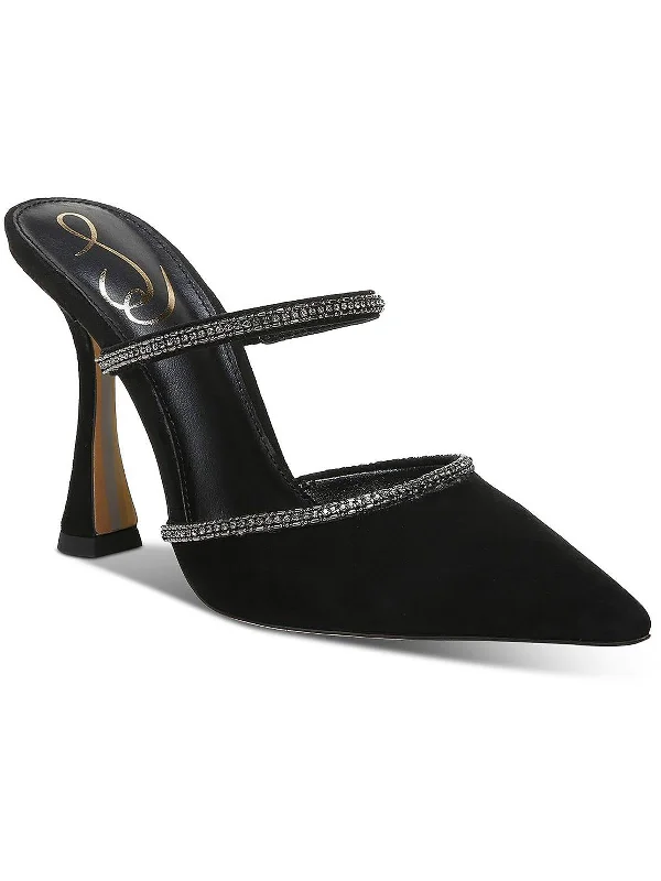 Anita Womens Embellished Mules