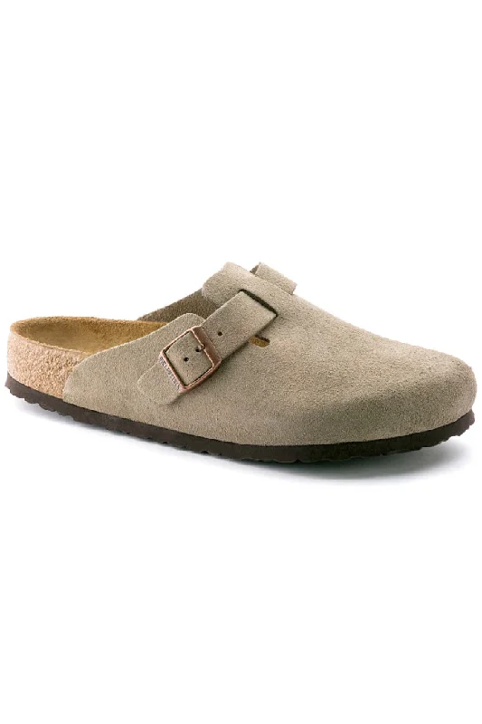 Birkenstock Boston BS Regular Width in Taupe