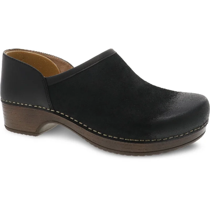 DANSKO BRENNA BLACK BURNISHED SUEDE