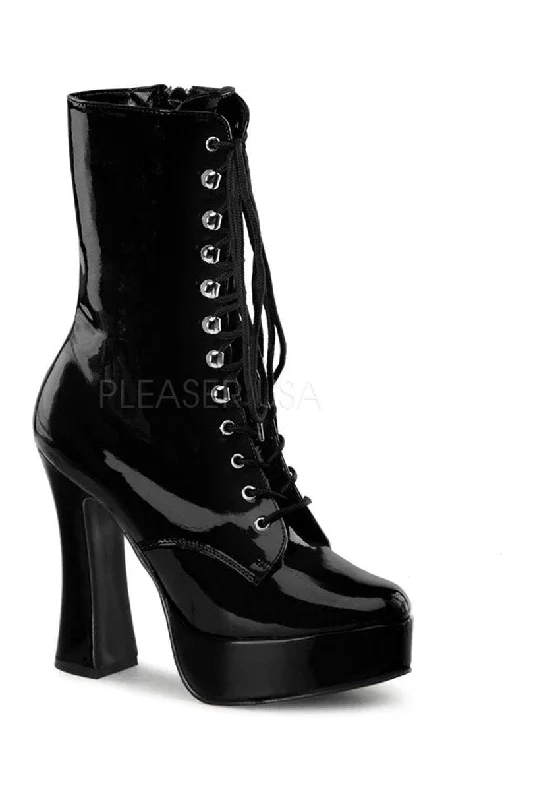 ELECTRA-1020 Platform Boot  | Black Patent