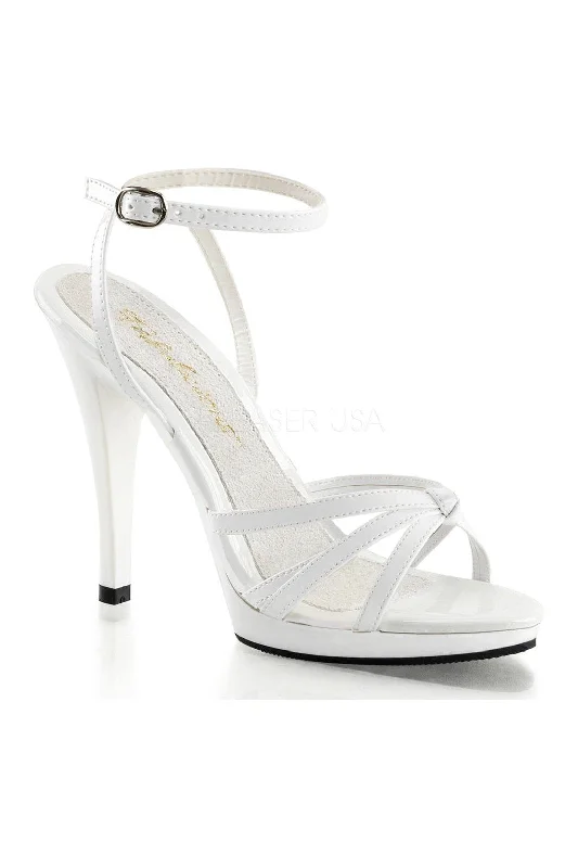 FLAIR-436 Sandal | White Patent