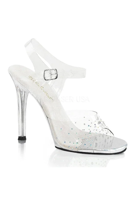 GALA-08SD Sandal | Clear Vinyl