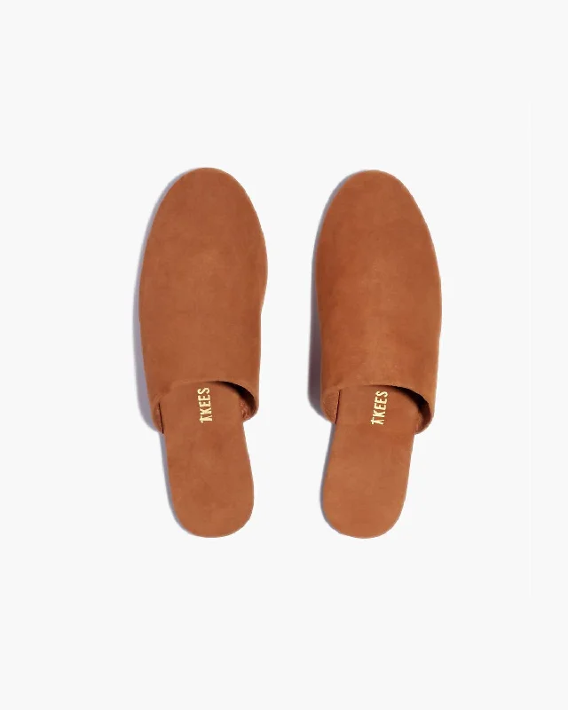 Ines Shearling Mule In Camel