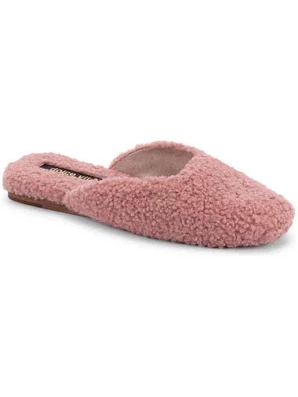 Saydee Womens Faux Fur Slippers Mules