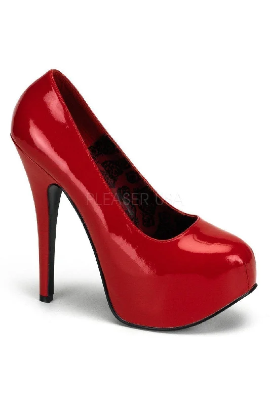 TEEZE-06 Pump  | Red Patent